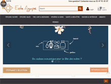 Tablet Screenshot of eole-agape.com